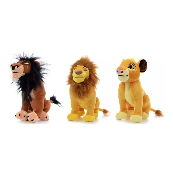 El Rey León Combo Peluches Mufasa Simba Scar Phi Phi Toys