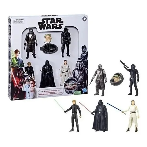 Star War Set De Muñecos X6 Hasbro - Premium