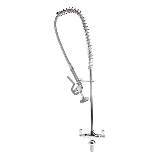 Llave De Prelavado Para Cubierta Industrial Grifo Manguera Excite BXF-A7