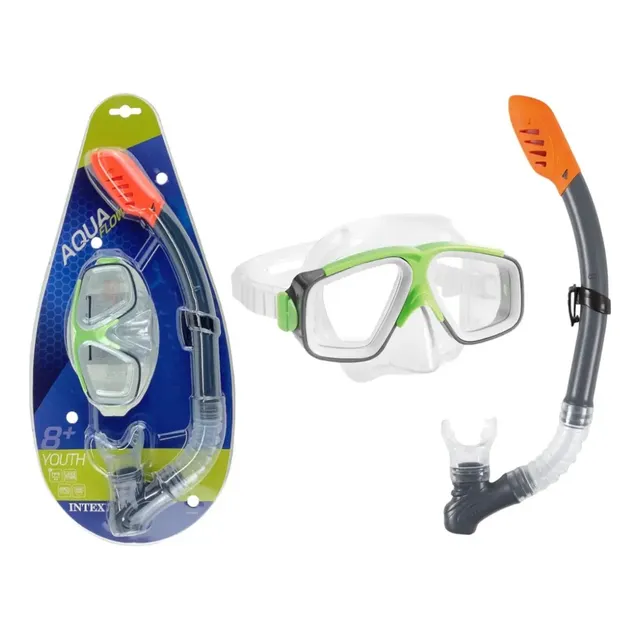 Máscara Y Snorkel Para Buceo Intex Surf Ride Piscina Playa