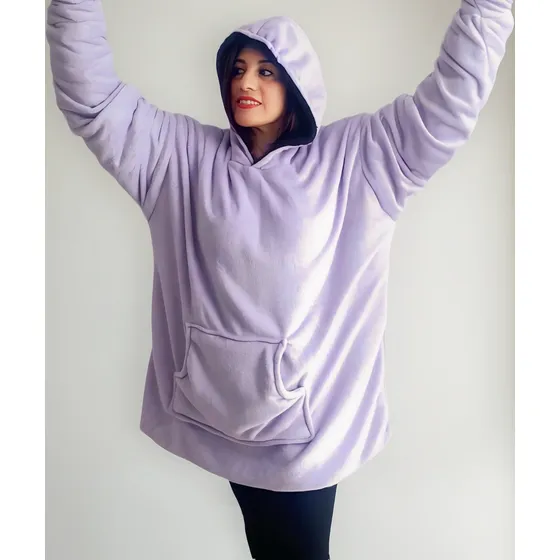 Buzo Cobija Yeti Unisex Térmico Doble Faz Hoodie Ovejero