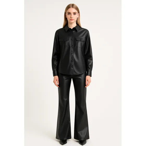 Pantalon Zami De Eco Cuero Oxford Rubi Fashion