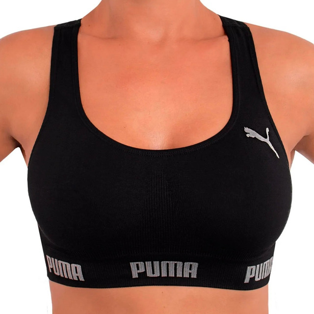 Top Puma Original Feminino Alta Sustentação Academia Fitness Top Puma Original Feminino Alta Sustentação Academia Fitness