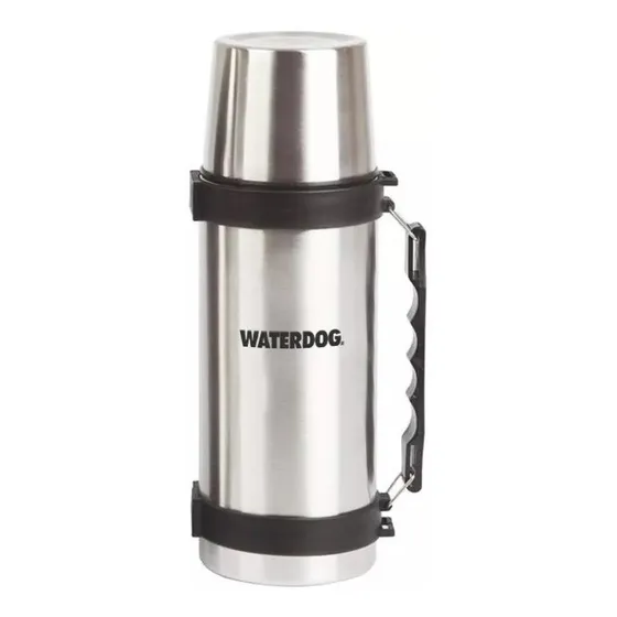 Termo Waterdog Acero Inox 1lt 1000cc Manija Tapon Cebador