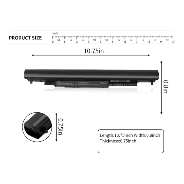 Bateria Notebook Hp Hs04 Color Negro