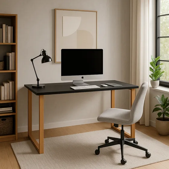 Mesa Escrivaninha 120cm Home Office Para Estudos Trabalho