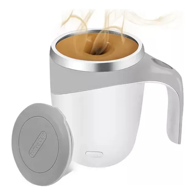 Taza Mug Mezclador Automatico Magnetico En Acero Inoxidable