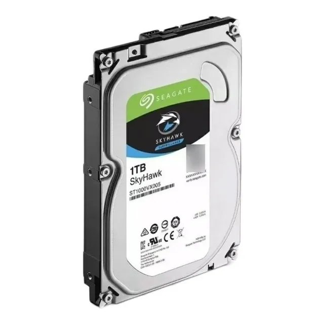 interno Seagate SkyHawk Surveillance ST1000VX005 1TB plateado