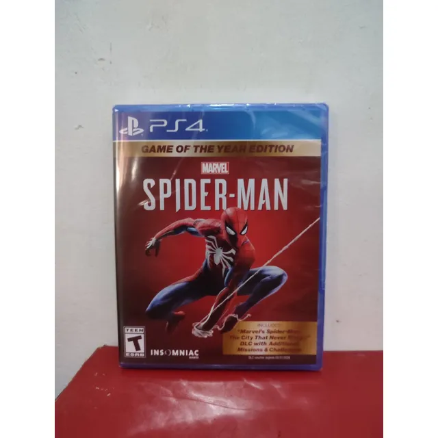 Juego Ps4 Spiderman Game Of The Year Edition Nuevo Sellado 