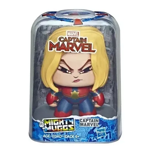 Muñeco Mighty Muggs Marvel Capitana Marvel Hasbro Original