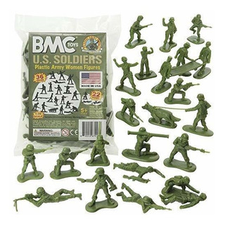 Bmc Plastic Army Mujer Soldado 36 Piezas Od Verde Mujer Bmc Plastic Army Mujer Soldado 36 Piezas Od Verde Mujer