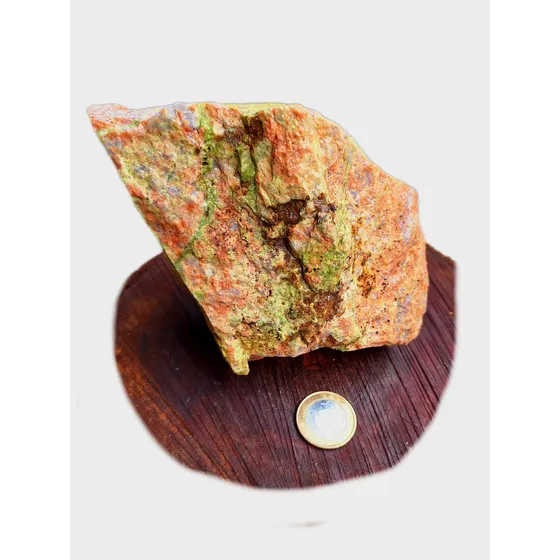 Jaspe Unakita Pedra Bruta Com Minerio De Ferro 1.5 Kg