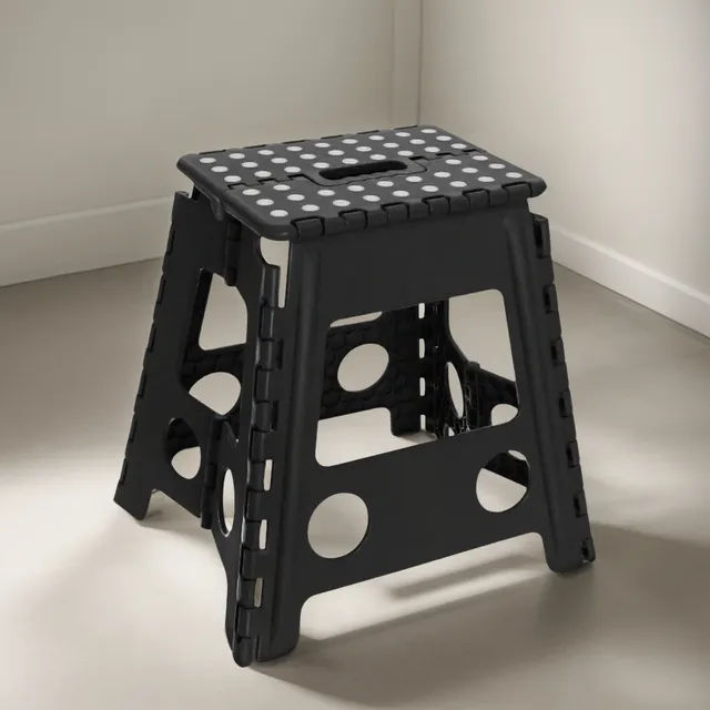 Banqueta Banco Plegable Escalera Plastico Reforzado 45 Cm 