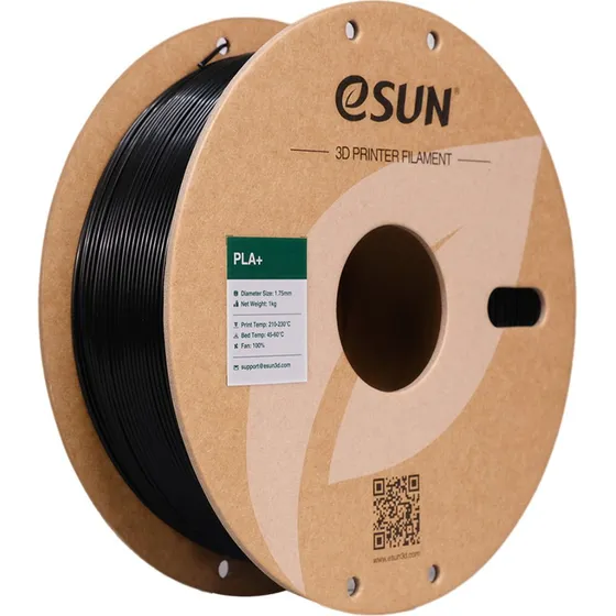 Filamento 3d Esun Pla+ De 1.75mm Black