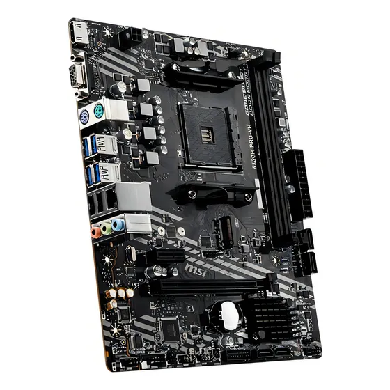 Motherboard Msi A520m Pro Vh Amd Am4 Ryzen Ddr4 Color Negro