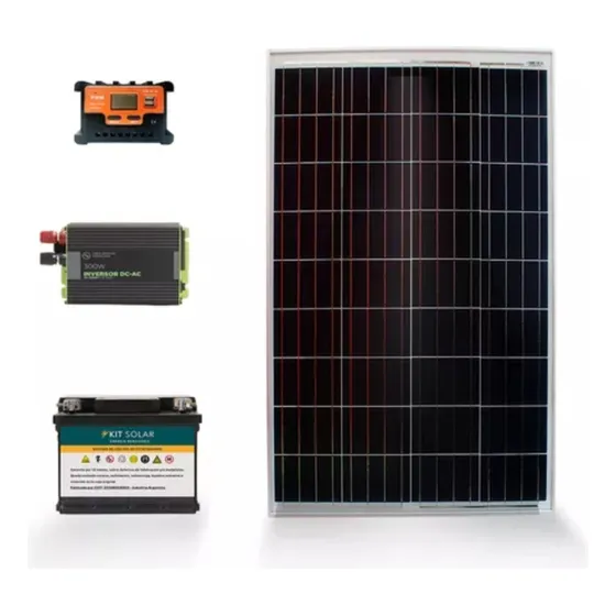 Planta Solar Kit 800 Watt Panel Regulador Bateria Inversor