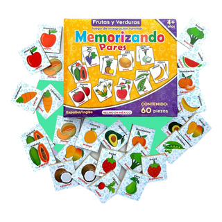 Juego De Memoria - Memorizando Pares De Frutas Y Verduras Juego De Memoria - Memorizando Pares De Frutas Y Verduras