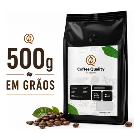 Café Em Grãos Gourmet 500g Arábica Torra Média Cafe
