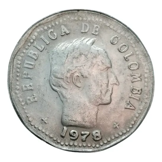 Colombia Moneda 50 Centavos 1978