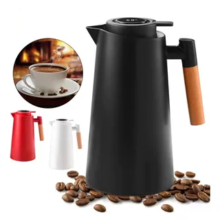 Garrafa Térmica Genérica 1l Com TermÎmetro E Led Café/chå Garrafa Térmica Genérica 1l Com TermÎmetro E Led Café/chå