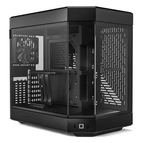 Gabinete Gamer Hyte Y60 Negro Con Elevador De Gpu 3x Fan