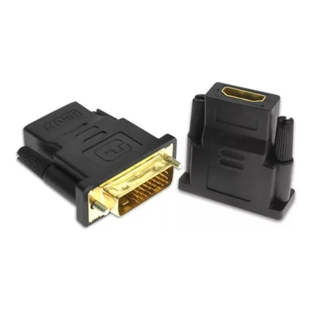 Ficha Dvi-d Macho A Hdmi Hembra Calidad Premium