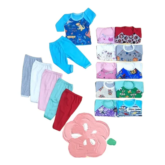 Media Docena De Pijamas De Bebés (6 Unidades)