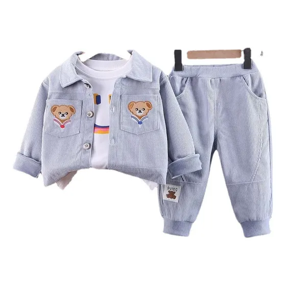 Ropa De Moda Casual Para Bebés Versión Coreana + Pantalones