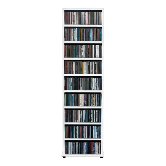 Estante Para 342 Dvds   P-342