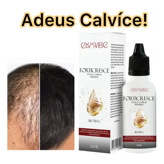 Tônico Capilar - Nasce Cresce E Fortalece Os Fios Cabelo!