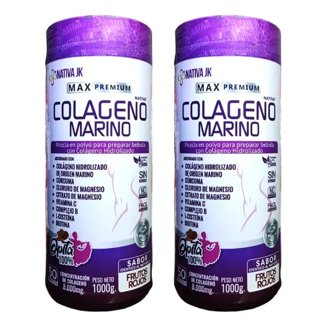 2 Colágenos Hidrolizado Marino Tipo 1 Y 2  Savifar