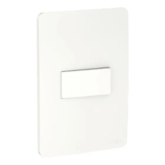 Placa Con Botón Pulsador/timbre Orion Blanco Schneider