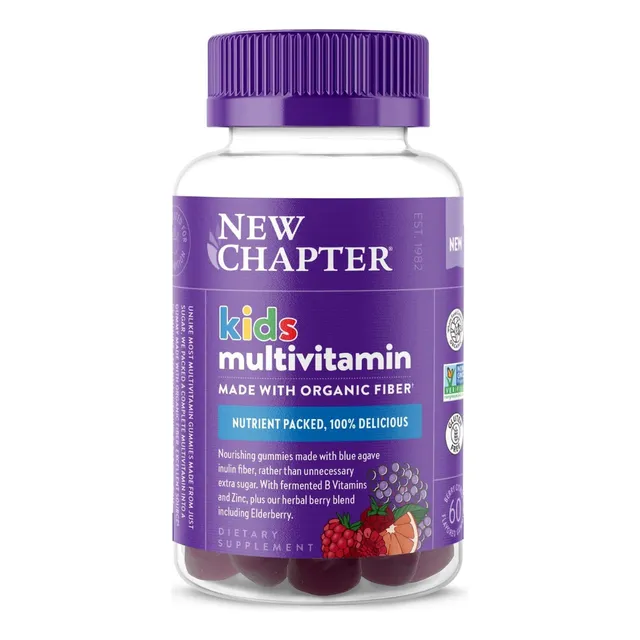 Multivitaminico Para Niños New Chapter 60 Gomitas