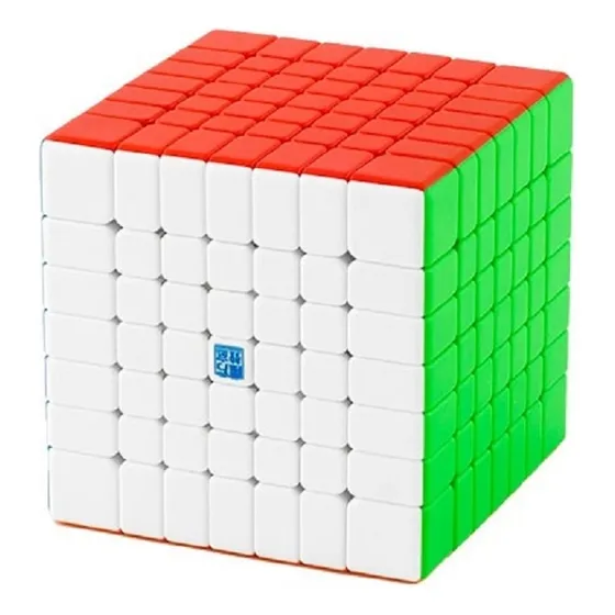 Cubo Magico Ingenio 7x7 Moyu Meilong Multicolor Jeg 1167 Estructura Sin Stickers