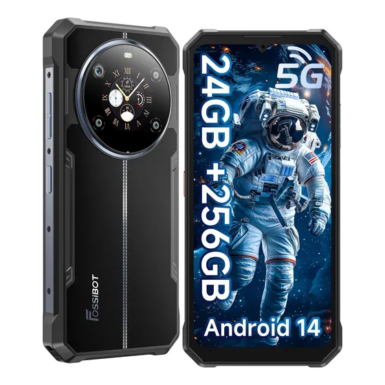 Fossibot F109 Dual Sim 256 Gb Negro 8 Gb Ram 5g Android 14