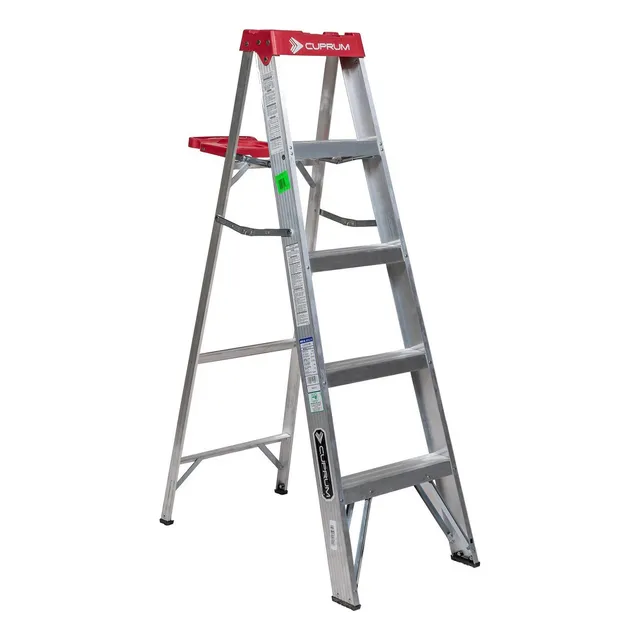 Escalera T3 Pie Gallo 1.53mt Alumn Cuprum