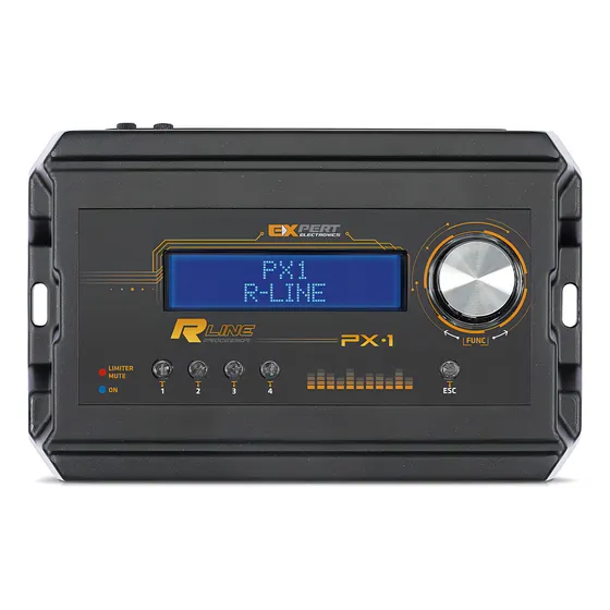 Processador De Audio Automotivo Banda Expert Px-1 Pro Limite 12V PX1 Crossover
