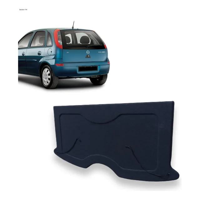 Tampao Porta Mala Corsa Joy 2002 Em Diante, C/furo Falante