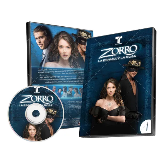Dvd Box Novela Zorro A Espada E A Rosa - Dublada Completa