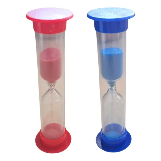 Combo De 2 Relojes De Arena De 1 Minuto De Duracion C/u