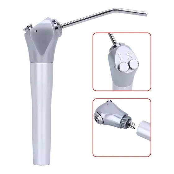 Dental Jeringa Triple (agua Y Aire) Con Dos Puntas, Genérica