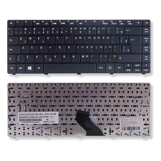 Teclado P/ Notebook Acer Aspire E1-471-6811 Marca Bringit Cor Preto