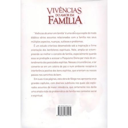 Vivências Do Amor Em Família Vivências Do Amor Em Família