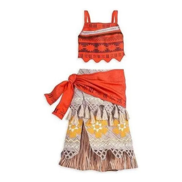 Moana Disfraz Talla 9-10 Original Disney Store