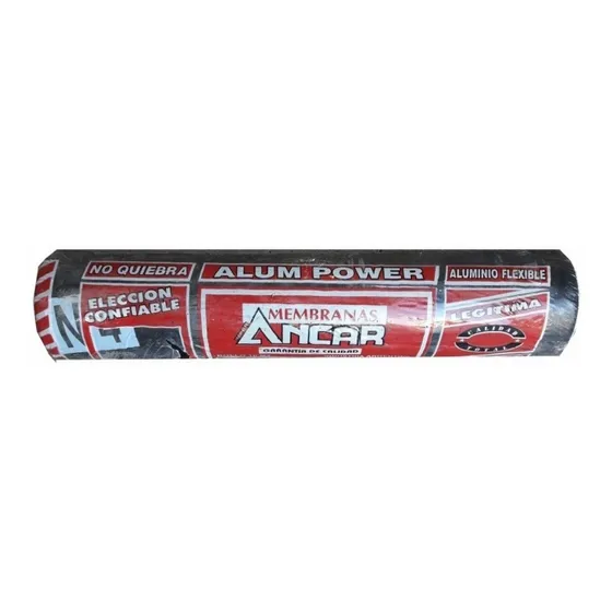 Membrana Asfaltica C/aluminio Transitable 35kg De 5 Metros