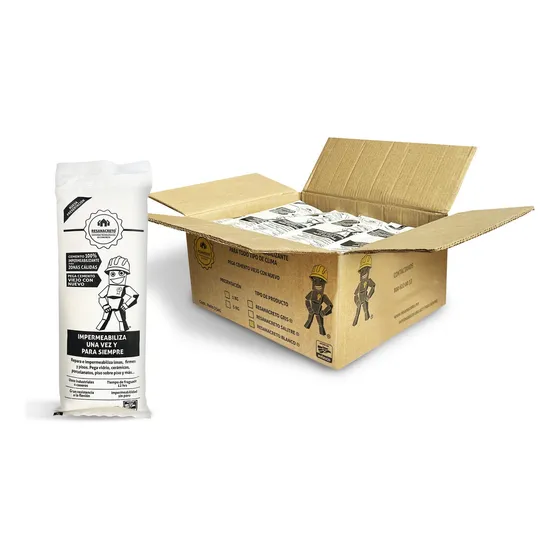 Resanacreto Blanco Caja De 25kg Impermeabiliza Sella Grietas