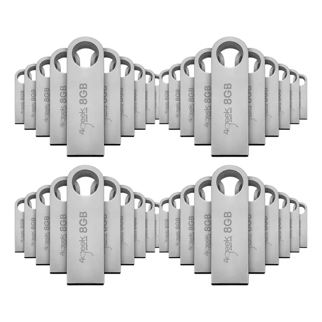 Memoria Usb 4geek Bulk-8gb-4geek 8gb 2.0 Liso Plata