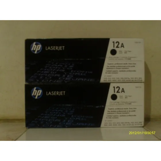 Cartucho Original De Tóner Negro Hp 12a Laserjet(q2612a)