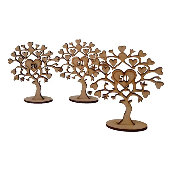 30 Unidades + Un Central Árbol De La Vida En Fibrofácil