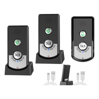Intercomunicador Inalámbrico Intercom Timbre 1500metros 3pcs Intercomunicador Inalámbrico Intercom Timbre 1500metros 3pcs